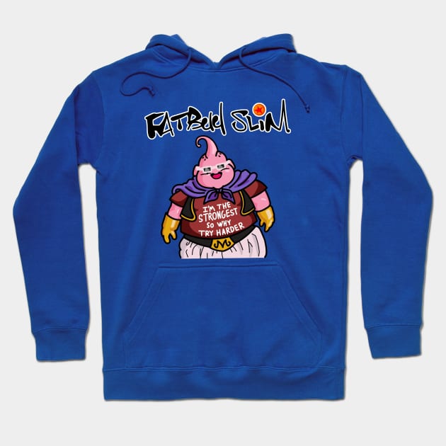 Fat Buu Slim Hoodie by JPenfieldDesigns